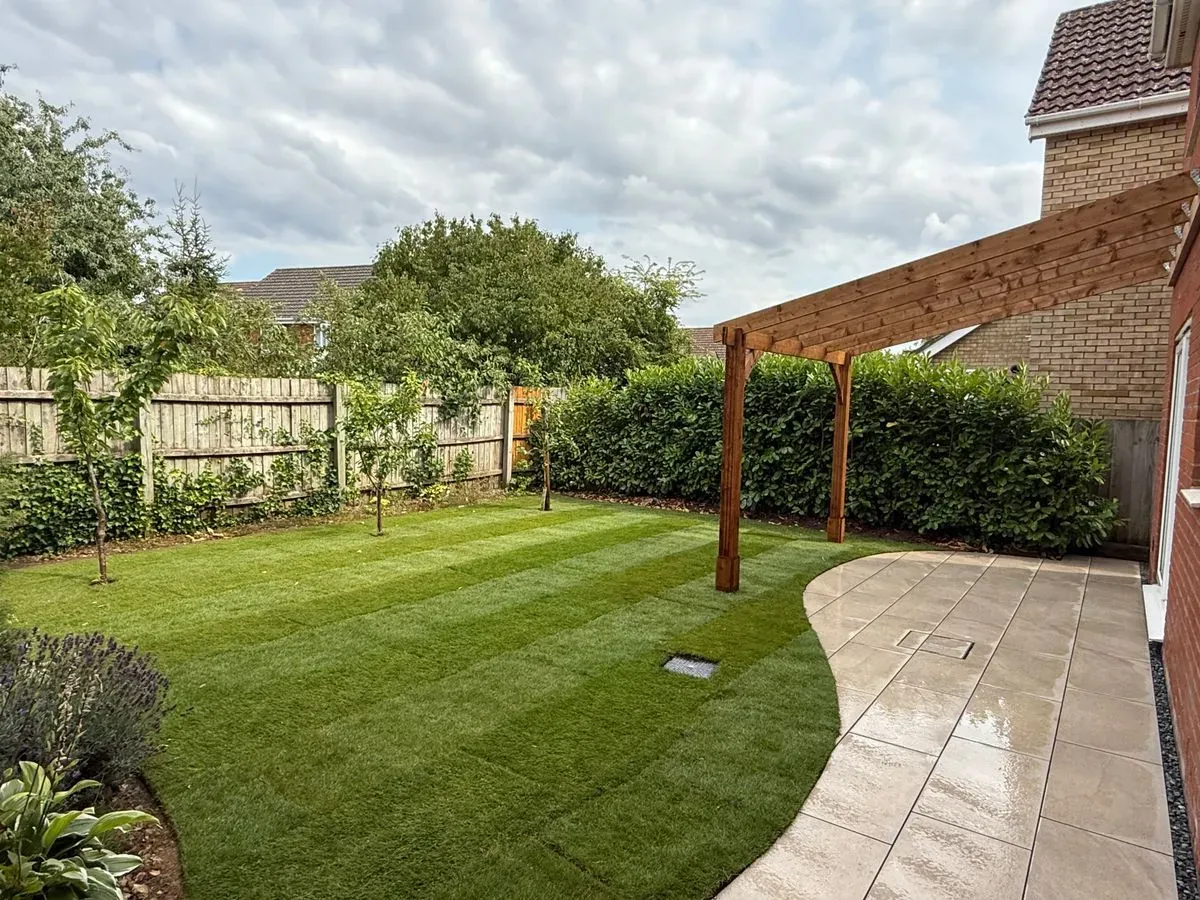 Driveway installation in Norfolk by Hilton & Green Landscaping