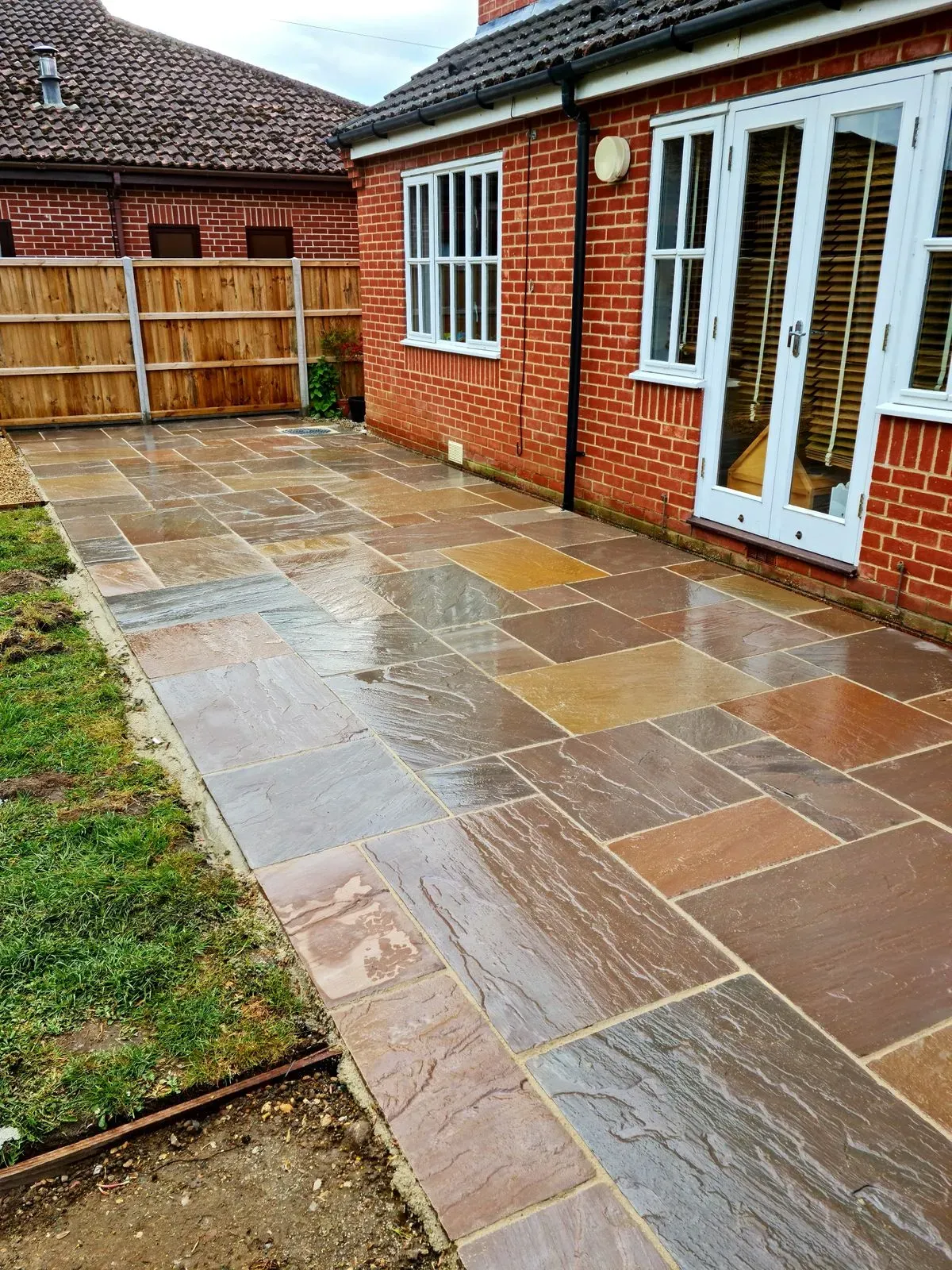 Driveway installation in Norfolk by Hilton & Green Landscaping
